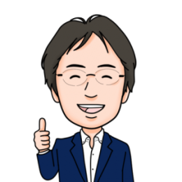 代表 川端明人 似顔絵