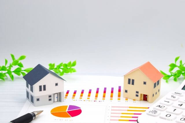 住宅の模型、査定をイメージ